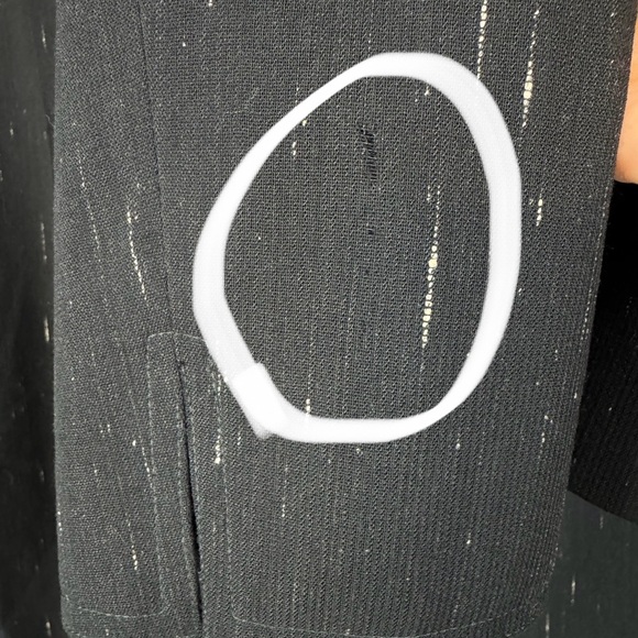 Lafayette 148 Size 4 Wool Silk Pant Suit Black White Career Jacket 2 Piece - Picture 6 of 12